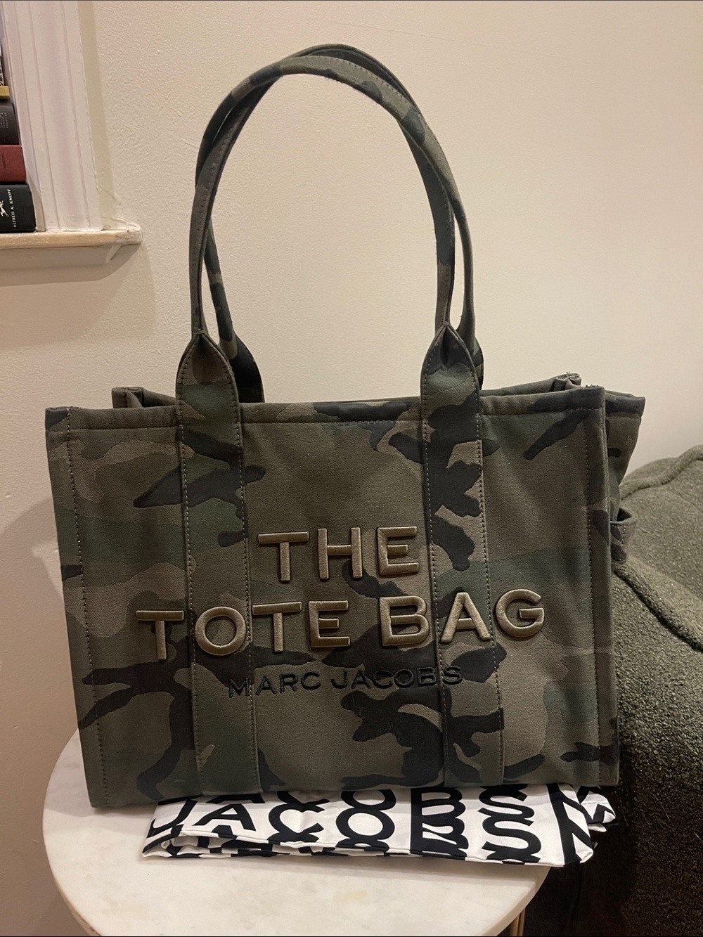 New Marc Jacobs Camo The Tote Bag (Large)